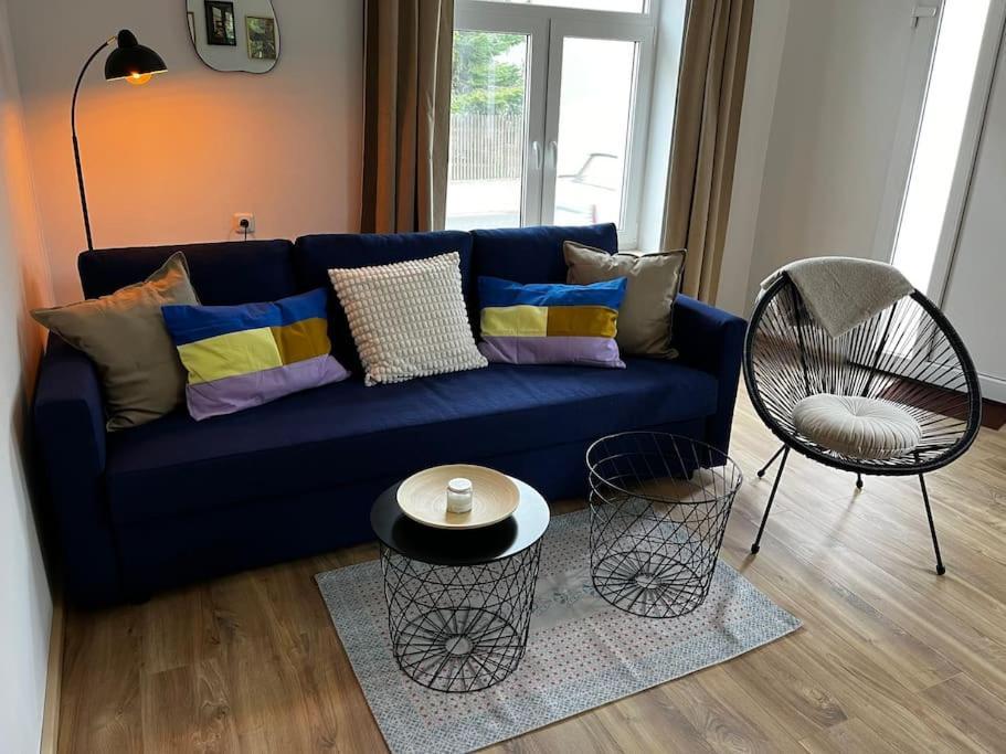 גרימה Ferienwohnung Zur Parthe מראה חיצוני תמונה